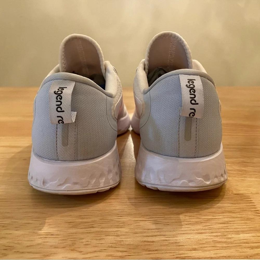 Nike Women's Legend React Running Shoes (White/Hyper Pink/Half Blue) - Picture 6 of 7